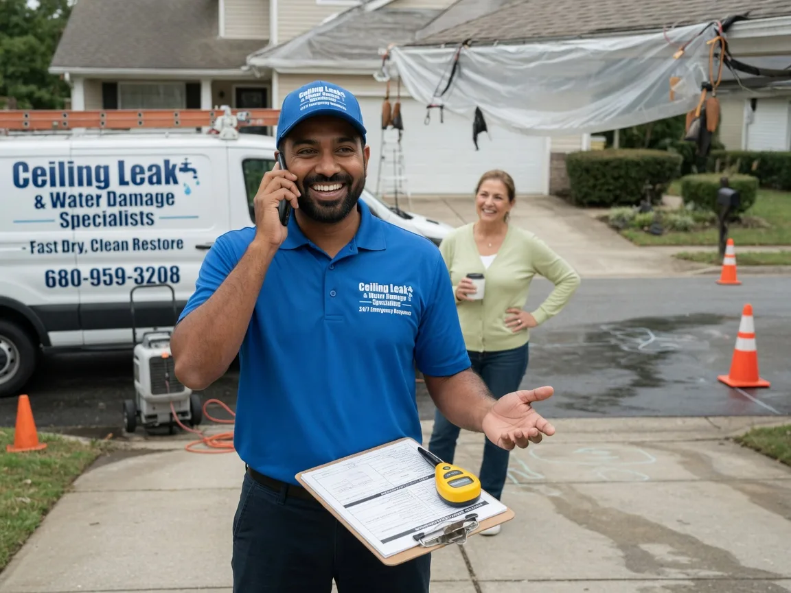 Ceiling Leak Cleanup Indianapolis, IN FAQs